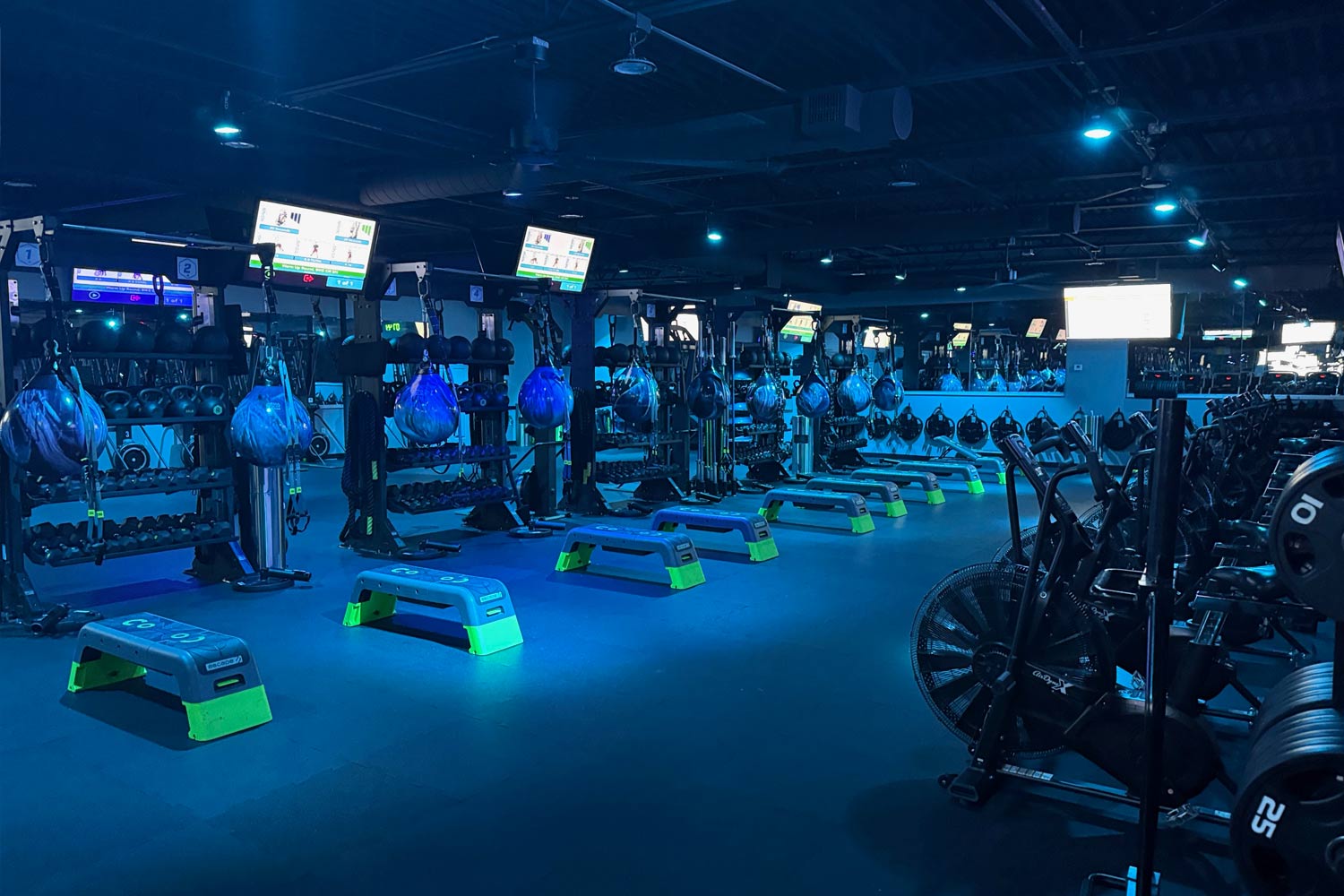 Group fitness class at REGYMEN Fitness Macon GA