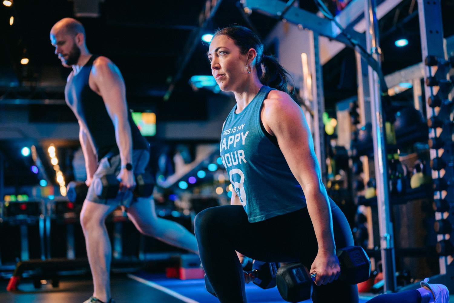 Person working out at REGYMEN Ascension location