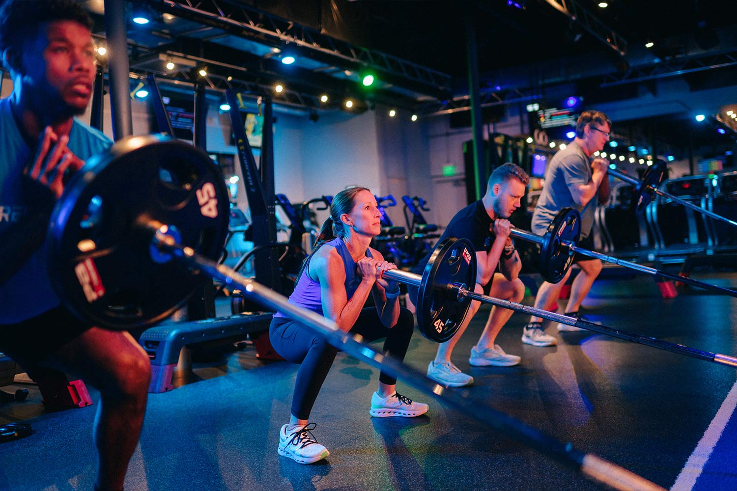 Strength training at REGYMEN Fitness